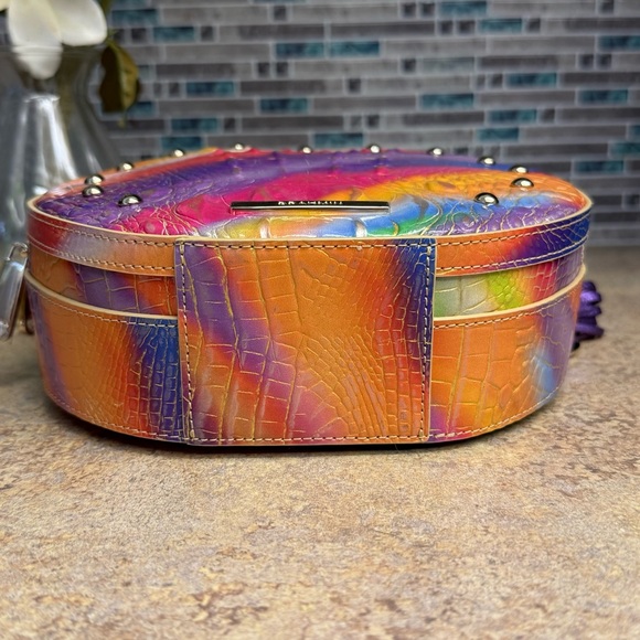 NWT Brahmin Lane Multi Gumdrop rainbow purse - Picture 6 of 7
